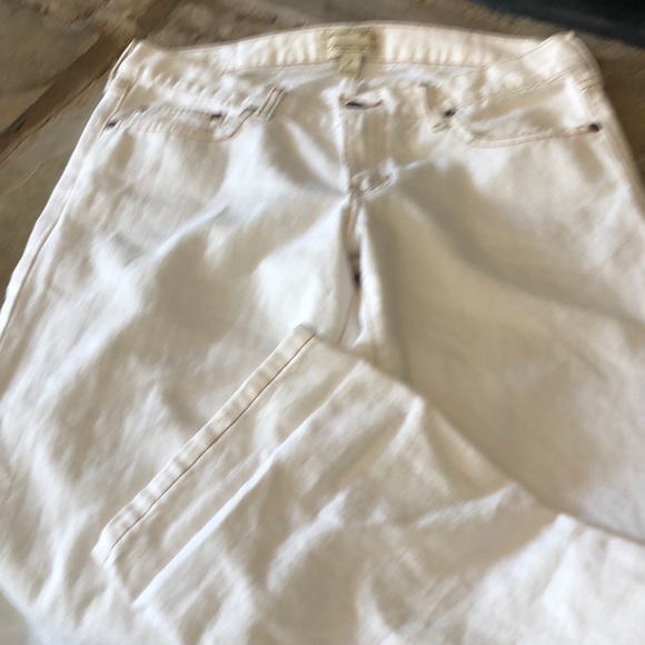 Abercrombie and Fitch White Denim Jeans size 8 - Picture 13 of 14